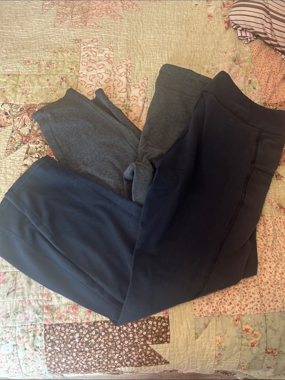 Pact Women's Navy and Charcoal Leggings Duo